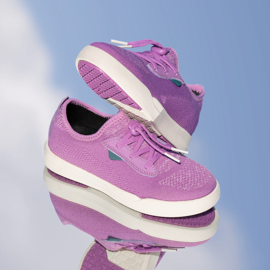 Baskets Vessi Weekend Limited Edition Violette Enfant|KWUK-59975429